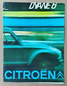 -- CATALOGUE CITROËN DYANE 6 -- 14 PAGES. 1968 - Picture 1 of 2