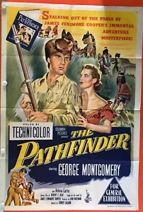 MOVIE POSTER ONE SHEET - AUSTRALIAN - THE PATHFINDER - 1952 - Picture 1 of 1