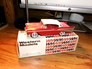 WESTERN MODELS LTD WMS44 1957 RED CHEVROLET BEL-AIR DIE CAST CAR 1:43 - Picture 1 of 2