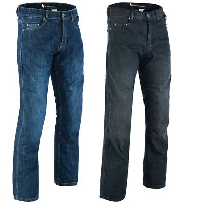Mens Motorcycle Jeans Motorbike  Denim Trousers with Kevlar CE Armour protection - Image 1 of 4