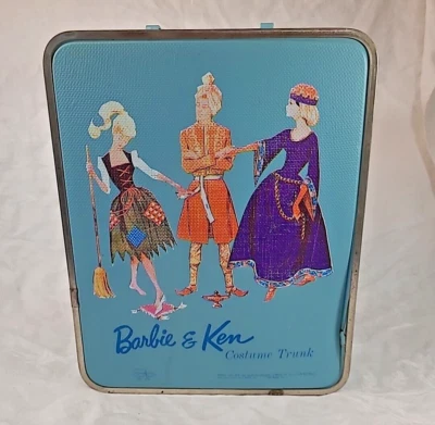 RARE ~ 1964 ~ Barbie & Ken Costume Trunk Doll Carry Case - Image 1 of 4