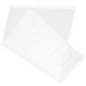 Einfarbiger Tisch Klare Tischmatte Tischdecke Fransen Dekorative - Bild 1 von 18