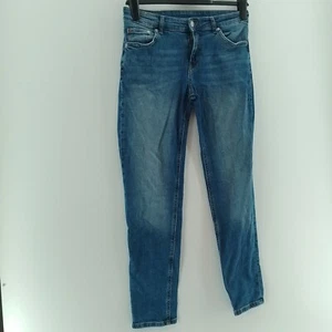 H&M Girlfriend Womens Denim Jeans Size 6 Blue Skinny Stretch 28" Leg - Picture 1 of 9