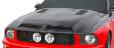 For 2005-2009 Mustang Carbon Creations GT500 Hood - 1 Piece Foto 1 de 4