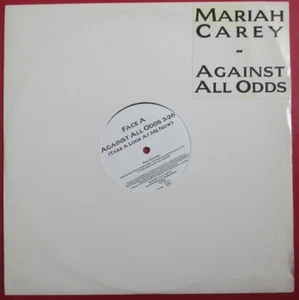 MARIAH CAREY - FRANCE ONLY PROMO 12" SINGLE "AGAINST ALL ODDS" - Imagen 1 de 2