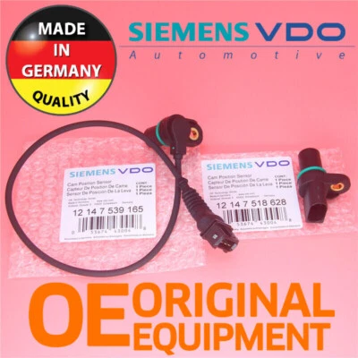 Комплект из 1 датчика положения впускного и 1 датчика положения распределительного вала выхлопной системы подходит для BMW 330Ci 325Ci X3 - Изображение 1 из 4