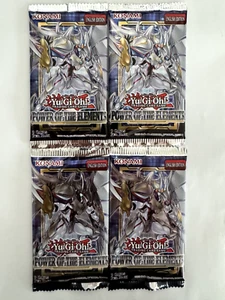 (Lot of 4) Yu-Gi-Oh! Power of the Elements Booster Packs Factory Sealed #7 - Picture 1 of 1