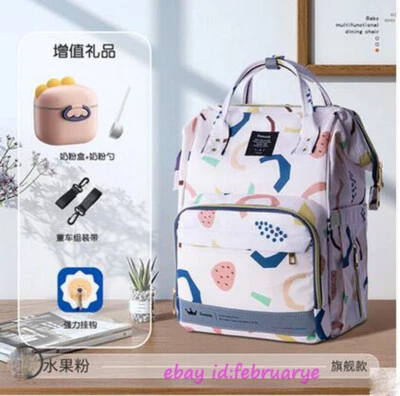 Bolsa cambiadora de pañales para bebé mochila bolsa de hospital impermeable colorida  Foto 1 de 4