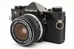 Olympus OM-1 SLR schwarz G.Zuiko Auto-W 28 f/3.5 Objektiv [Near Mint] #2382755A - Bild 1 von 13