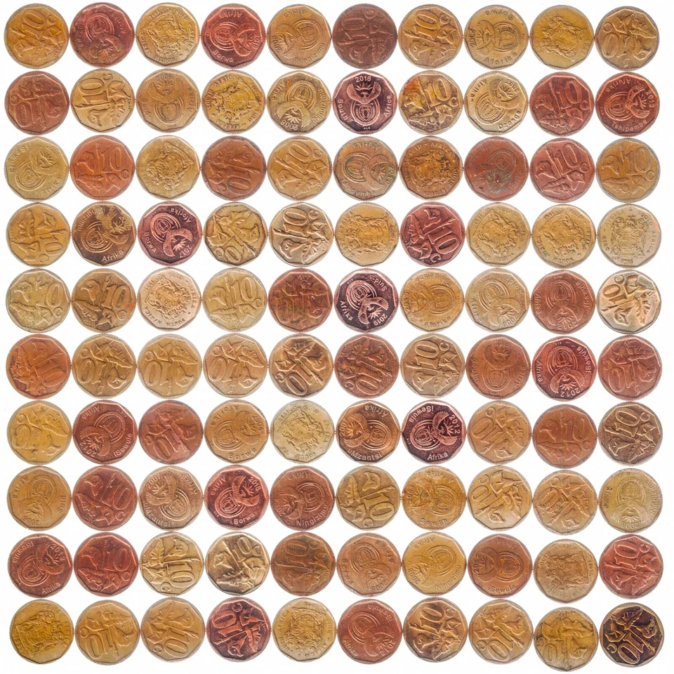 LOTE DE MONEDAS AL POR MAYOR POR DENOMINACIÓN. PAÍSES DEL MUNDO. 90G., 100 MONEDAS O 1 LIBRA Foto 1 de 1