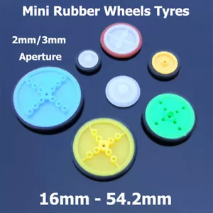 2mm 3mm Blende Mini Gummiräder Reifen 18mm - 45mm RC Auto Modellbau DIY - Bild 1 von 24