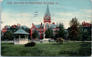 STATE HOME for FEEBLE MINDED Fort Wayne, Indiana IN c1912 - Postcard - Picture 1 of 2