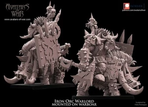 Iron Orc Warlord on Boar- Avatars of War - Picture 1 of 4