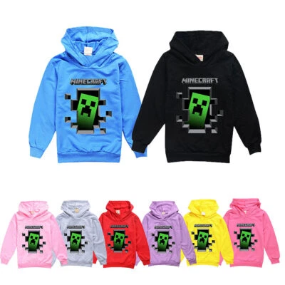 A4Z 6 KIDS® Minecraft Kinder Sweatshirts Jungen / Mädchen Hoodies Jacke Alter 4-13 Jahre