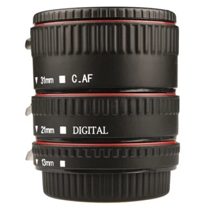 13+21+31mm Macro Extension Tube Auto Focus Rings for Canon EF EF-S Lenses - Picture 1 of 6
