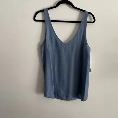 Camiseta sin mangas Lululemon para mujer 6 azul denim fluida holgada ligera suave de verano nueva con etiquetas Foto 1 de 4