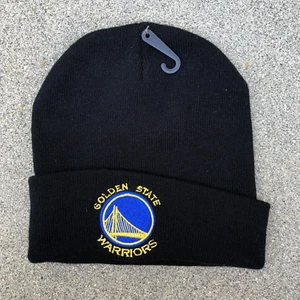 GOLDEN STATE WARRIORS Beanie Hat Men's Black One Size Cap Men's NBA - Picture 1 of 4