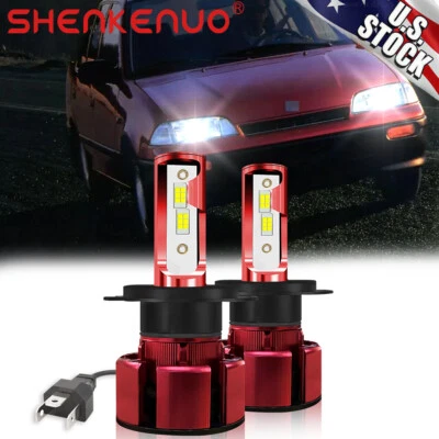2x Kit de faros LED para Suzuki ESTEEM 1995-2002 H4/9003 6000K bombillas haz HI/LO Foto 1 de 4