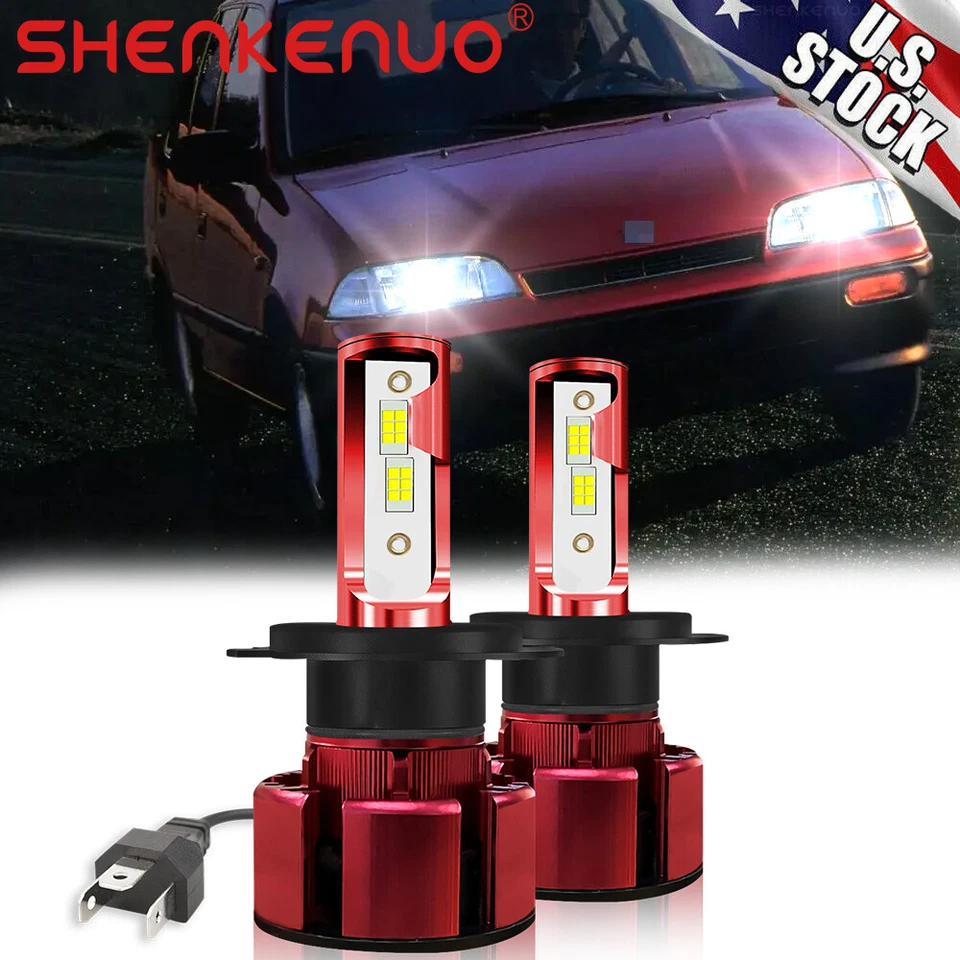 2x Kit de faros LED para Suzuki ESTEEM 1995-2002 H4/9003 6000K bombillas haz HI/LO Foto 1 de 4