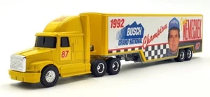 Ertl 1/64 Scale 3217 GMC Truck & Trailer 1992 Busch Grand Ntl Winner J.Nemecheck - Picture 1 of 5