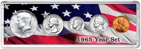 Year Coin Gift Set, 1965 Cover