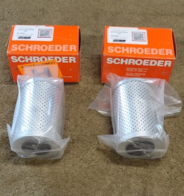 2 Schroeder Hydraulic Fluid Filter Element A3 A-3 NEW - Image 1 of 4