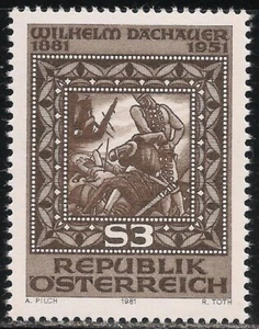 Austria #1173 (A571) en estado bastante bueno MNH - 1981 3s Niebelungen Saga, 1926, por Dachauer - Imagen 1 de 1