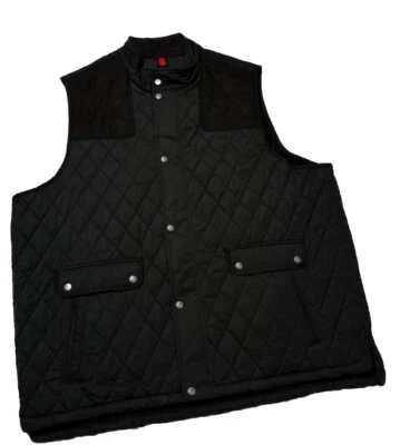 Daniel Cremieux Ethan Chaleco Acolchado Chaqueta Para Hombres 3XLT Alto Negro Nuevo Foto 1 de 4