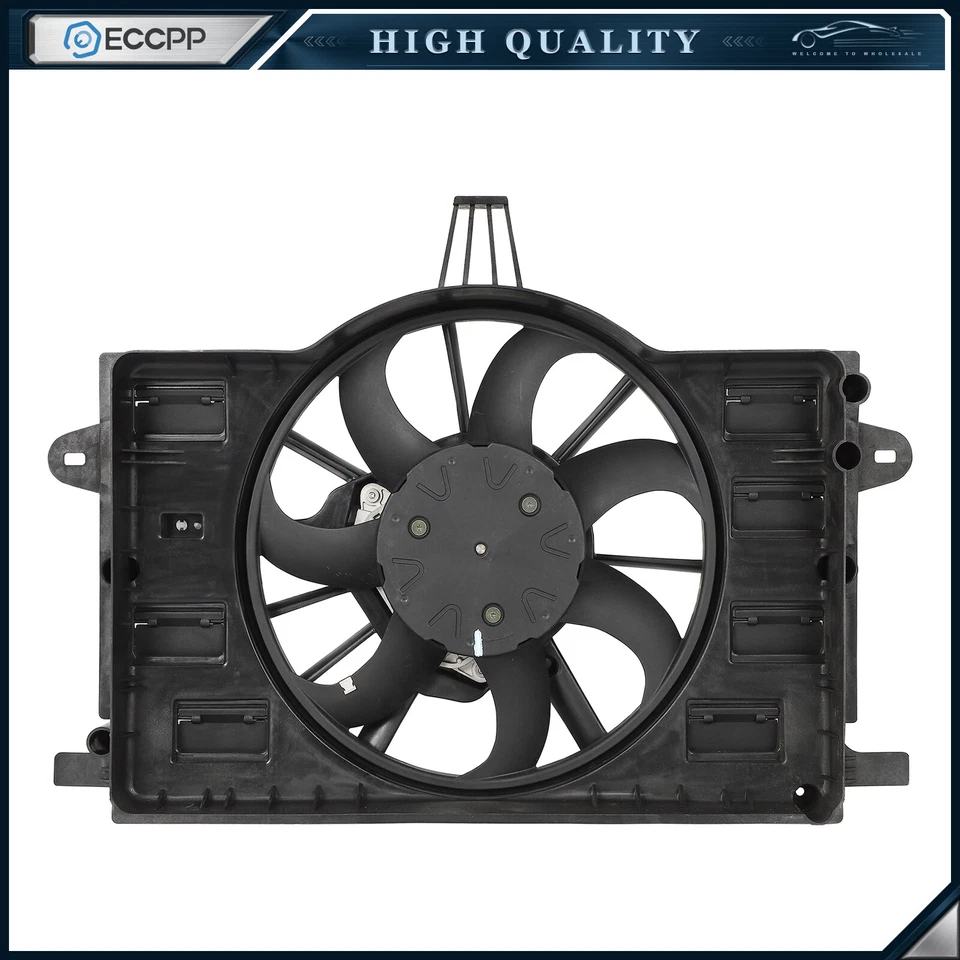 Conjunto de ventilador de radiador eléctrico para Chevrolet Corvette 2014 2015 2016 2017 18 19 Foto 1 de 4