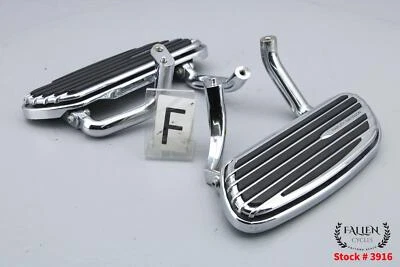 2011 Harley Electra Glide CVO Front Driver Foot Board Mount Bracket Set RUMBLE - Image 1 of 4