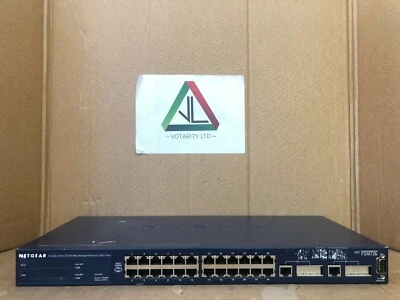 Netgear ProSafe FS726 v2 with No Rack Brackets 24-Port 10/100 Switch (Inc VAT) - Image 1 of 4