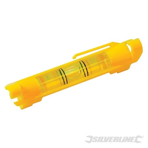 Silverline Line Level 75mm Pocket Sized Lightweight Spirit Level DIY - Image 1 of 1
