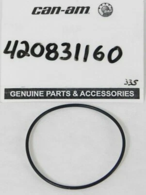 1 NOVA Junta O-Ring de Borracha Genuína Can-Am Spyder F3 GS RS RT RTS FABRICANTE DE EQUIPAMENTO ORIGINAL 420831160 - Imagem 1 de 3