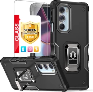 for Motorola Edge+ Plus 2022 Case with Tempered Glass Screen Protector Multicolo - Picture 1 of 9