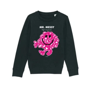 Mr Men Sweatshirt Mr. Messy Long Sleeve Kids Unisex Jumper Pullover - Picture 1 of 16