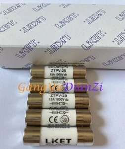QTY:5 NEW FOR Liket ZTPV-25 Fuse Solar PV 10*38mm DC1000V 15A - Picture 1 of 1