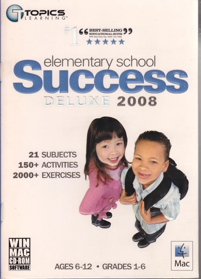 Elementary School Success Deluxe 2008(Cheap Price) 21 Activities 2000+ Exercises - Image 1 of 1