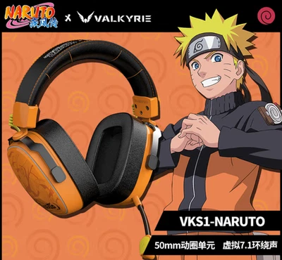 VALKYRIE×Naruto VK S1  Uzumaki Naruto  7.1 Surround Wireless Gaming Headset - Image 1 of 4