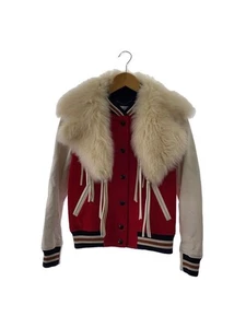 Coach Stadionjacke mit Etikett VARSITY 2 Wolle rot uni 224805JDC1 23136 gebraucht - Bild 1 von 5