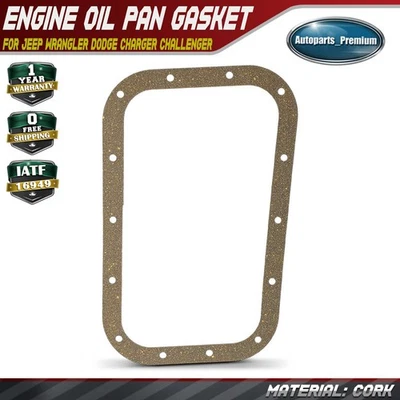 Junta inferior del cárter de aceite del motor para Jeep Wrangler Dodge Charger Challenger V6 3,6 L Foto 1 de 4