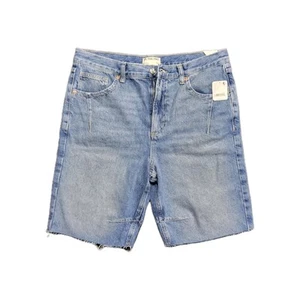 Pantalones cortos de mezclilla We The Free para mujer talla 32 Ghost Town tiro alto largos cortos - Imagen 1 de 11