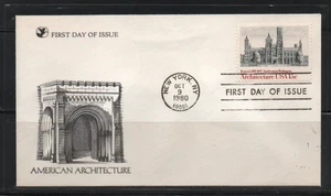 U.S.  1980 Architecture First Day cover FDC Scott# 1838 - Picture 1 of 1