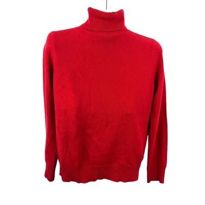 Suéter Neiman Marcus Rojo Cuello Alto - Colección Cachemira Mujer MEDIANO  Foto 1 de 4