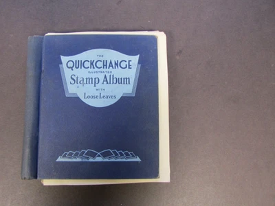 CHAOTIC VINTAGE MINT AND USED VINTAGE STAMP COLLECTION IN 'QUICKCHANGE' ALBUM — 第 1/4 张图片