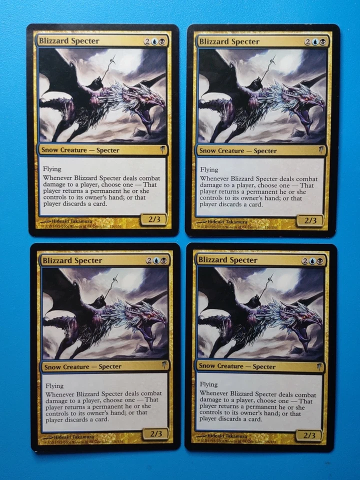 MTG 4x Blizzard Specter x4 LP Coldsnap Magic Playset - Image 1 of 1