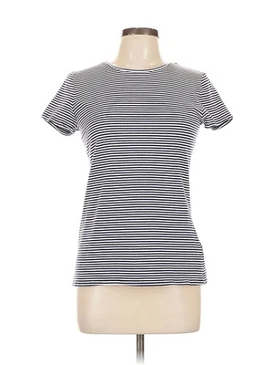 Camiseta de manga corta plateada para mujer Cable & Gauge L Foto 1 de 4