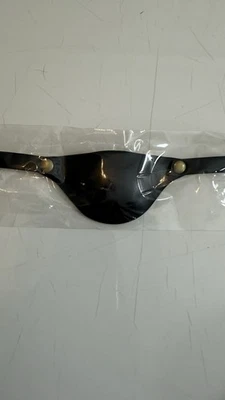 Pirate Sailor Captain Genuine Black Leather Eye Patch Costume Mask - Image 1 of 4