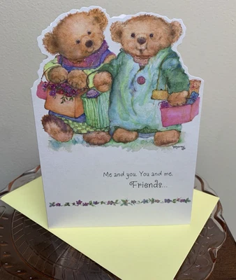 Nueva tarjeta 50 aniversario Friend troquelada de Mary With Love Hamilton Hallmark Foto 1 de 4