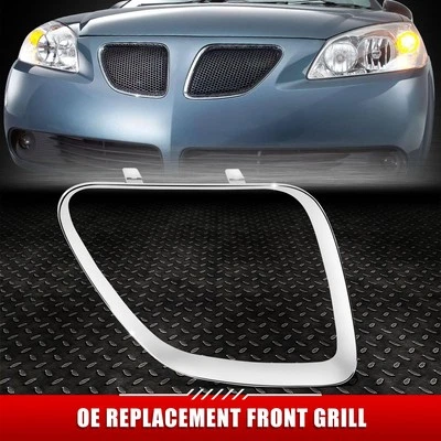 Para 05-09 Pontiac G6 estilo original passageiro lateral cromado moldura de acabamento de grade frontal - Imagem 1 de 4