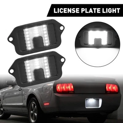 Luz trasera LED blanca placa actualización ajuste lámpara 2005-2009 Ford Mustang Foto 1 de 4